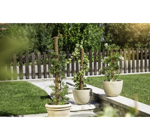 blumenkasten balkon aufhängen Blumenkastenhalter verzinkt im 3er Set inklusive Blumentopf, für Gabio –  GABIONA main image 1