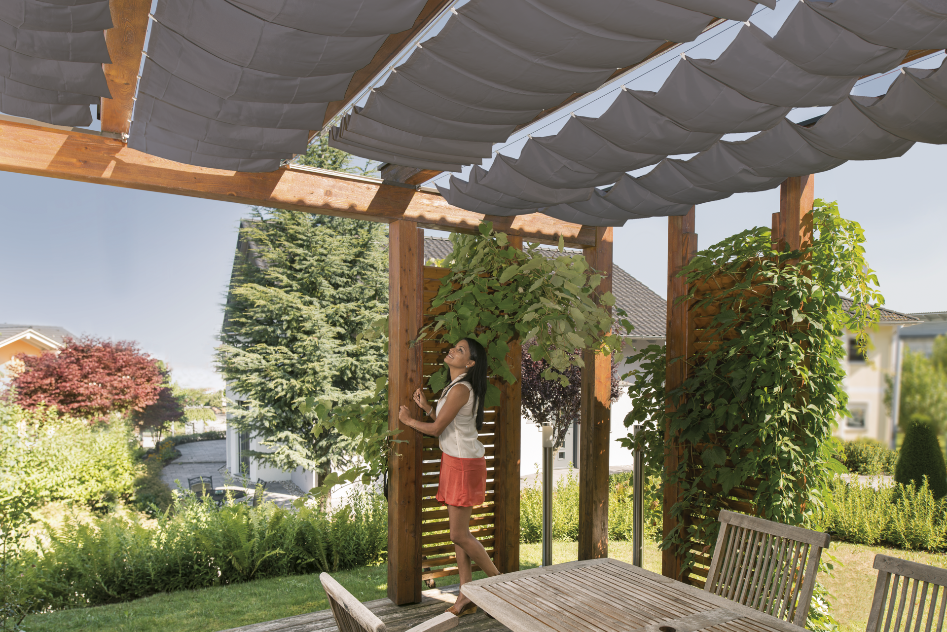 Sonnensegel-Seilspanntechnik Komplett-Set | Windhager Home & Garden