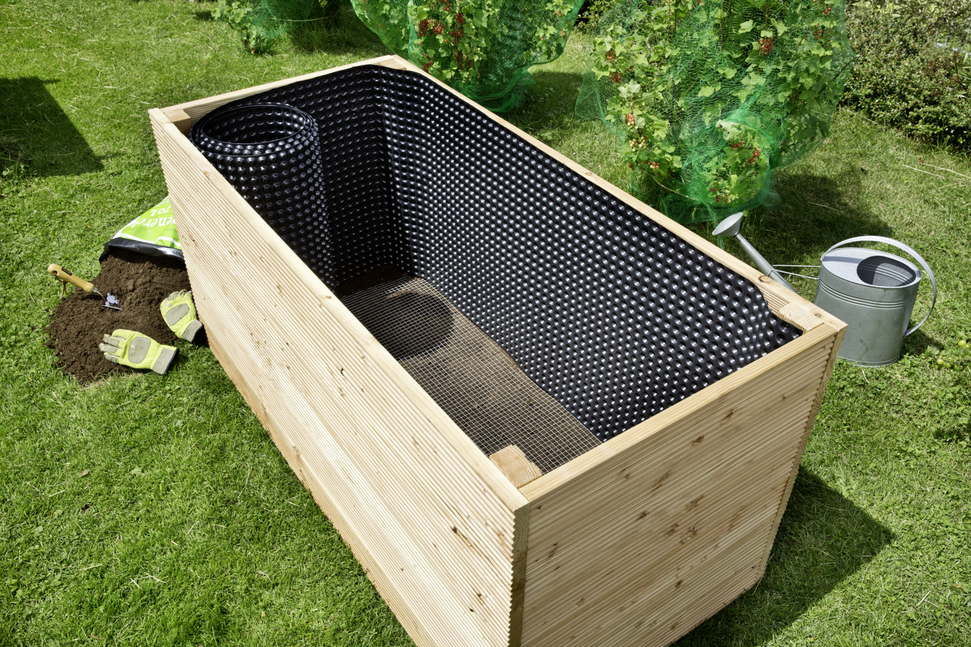 Dimpled sheeting for raised beds | products Windhager Home & Garden ...